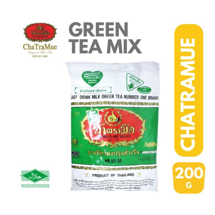 Chatrue Tea ChaTraMue Thai Tea (Milk Green Tea) 200 g | Shop.com.mm