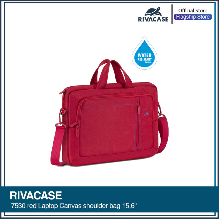 Rivacase 7530 red Laptop Canvas shoulder bag 15.6"