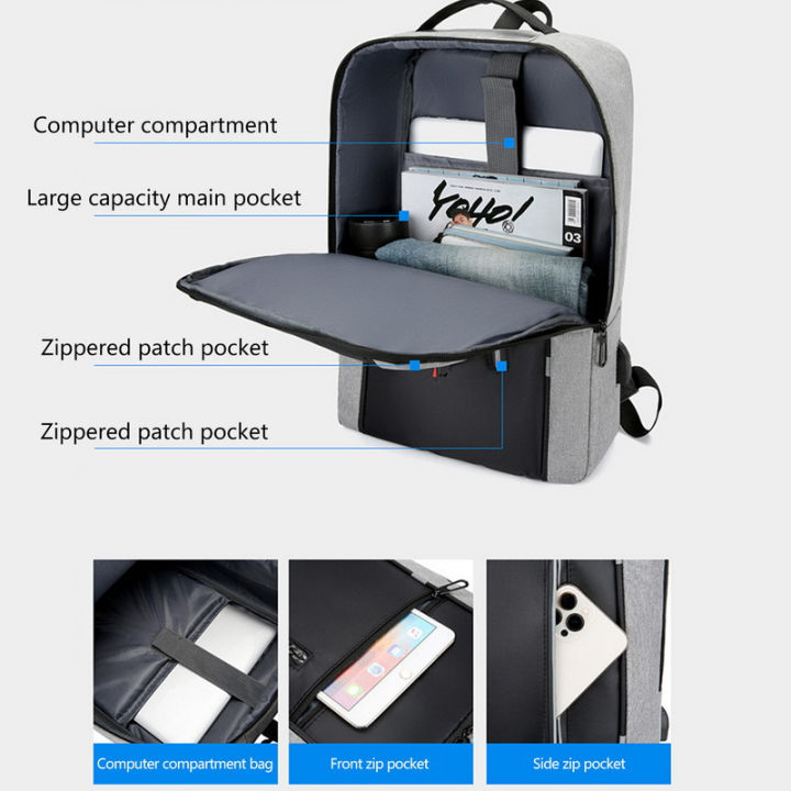 Men's%20Stylish%20Backpack%20USB%20Charging%20School%20Backpack%2015.6%20Inch%20Laptop%20Backpack%20Male%20Book%20Backpack%20Waterproof%20BackPack%20-%20Image%203