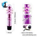 ဂေါ်လီ ၈လုံ တုန်စက်ပါ ကျားအတု Multi-Speed Vibrating Jelly Dildo (Code : F-294). 