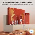 Bebird I37R Professional Ear Nasal Oral Otoscope Device EarSight Plus Earpicks Ear Wax Removal Cleaner with tweezer 6 LED Lights. 