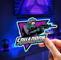 Soldier Squadron Gaming Esport Sticker - 5 Pcs Set | Laptop Sticker | Car Sticker | Phone Sticker | Waterbottle Sticker | Wall Sticker | Die Cut Sticker | Waterproof Sticker. 