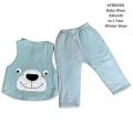 ကလေးဝတ် အနွေးထည် ဆောင်းတွင်းဝတ် 1 Set Winter wear for baby 6 months to 1 year Vest and long pant. 