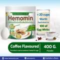 HEMOMIN Egg White Protein Powder 400g Coffee  Flavored. 