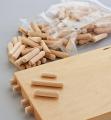 သစ်သားစို့ wooden dowel 8 x 30MM ( 100 Pcs). 
