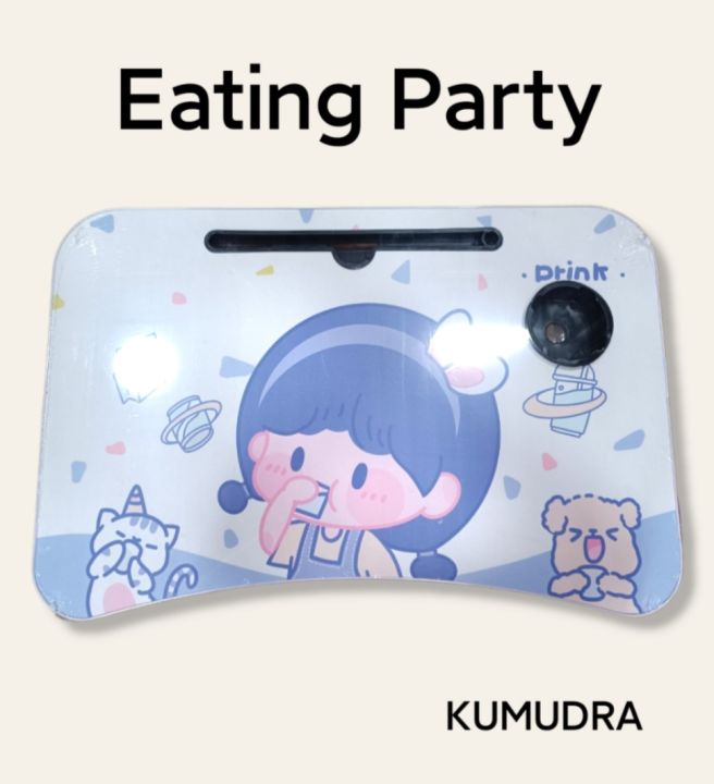 Cute Cartoon Design Foldable Space Saver Student Table ခေါက်စာကြည့်စားပွဲ