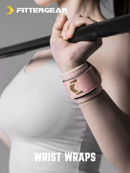(Preorder)FITTERGEAR:%20WRIST%20WRAPS%20(HEROINE%20POWER)%20Weightlifting%20wrist%20straps%20for%20women,%206%20cm%20wide,%20effectively%20protects%20the%20wrist%20-%20Image%203
