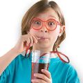 Drinking Silly Straw Glasses Novelty Tube Fun Eyeglasses Straw. 
