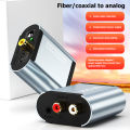 Optical Digital Stereo Audio Amplifier Digital to Analog Audio Converter Toslink Coaxial to RCA R/L 3.5 Jack Adapter. 