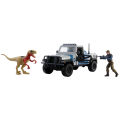 (Preorder)Jurassic World Search 'n Smash Truck Set-Atrociraptor Dinosaur & Human Figure-Jurassic World Figure Truck Set and Chasing Team (HKY13) ကလေးကစားစရာအရုပ် . 