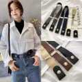 The elastic waist adjustment belt is easy to use and does not hurt the clothes. (1 pc). 
