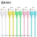 KAKU KSC-477 TPE durable 3.2A quick charging cable with interface usb cable for Iphone. 