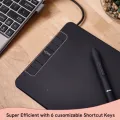 VEIKK VK640 6 x 4 inch Professional OSU Tablet Digital Drawing Writing Pad Graphic Pen Tablet with Battery-free Passive Pen(8192 Levels Pressure Sensitivity). 