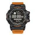 (Preorder) LIGE FOXBOX Men's Fashion Watch,5ATM Waterproof Luminous Sports Jam Tangan Digital Week Calendar Quartz Watch + Box အမျိုးသားဝတ်လက်ပတ်နာရီ. 