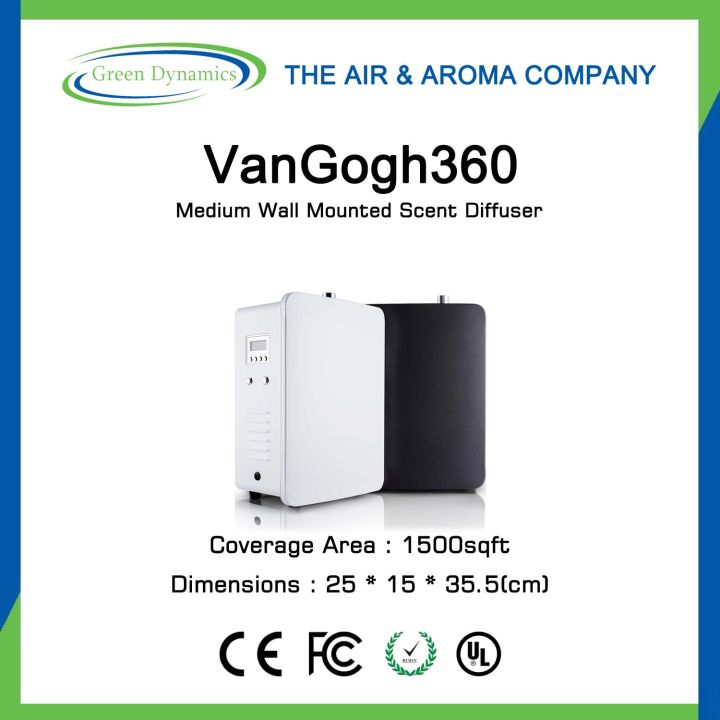 Wenger Diffusers VanGogh360 | Programmable Wall Mounted / HVAC Aroma Diffuser | Shop.com.mm