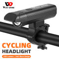 (Preorder)High Quality Flashlight USB Rechargeable LED Light Aluminum Lumen Cycling Light West Front Anti-glare MTB Road Bike Flashlight Round Headlight စက်ဘီးမီး. 