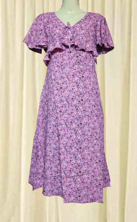 Sweet%20Girl%20Spant%20Ruffles%20Midi%20Dress:%20Perfect%20for%20Women's%20Fashion%20-%20Elegant%20and%20Stylish%20Design%20with%20High-Quality%20Materials%20-%20Image%203