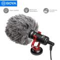 BOYA by-MM1 Universal Cardiod  Microphone for iPhone Android Smartphone PC Canon Nikon DSLR Camera Recording Vlog. 