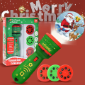 Christmas Children's Projector Flashlight,Christmas Toy Projection Flashlight,24 Christmas Pattern Projection lamp,Santa Patterns Bedtime Cognition Fun Torch Education. 