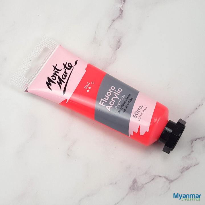 Red%20-%20Fluorescent%20Acrylic%20-%20%2050ml%20-%20Mont%20Marte%20-%20Image%205