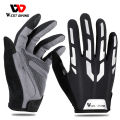 (Preorder)WEST BIKING Full Finger Cycling Gloves Touch Screen Men Women Outdoor Sports Reflective Gloves MTB Bike Breathable Gloves အားကစားလက်အိတ်. 