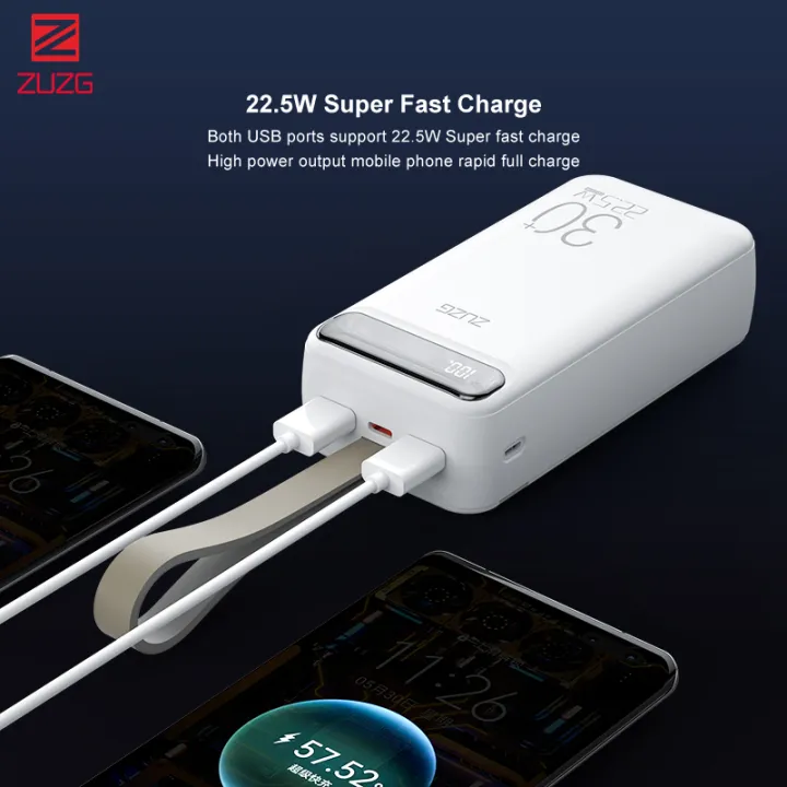 ZUZG%20"ZP-J31"%20(30000mAh)%20PowerBank%20%20%20Digital%20display%20mobile%20two-way%20fast%20charging%20source%20-%20Image%203