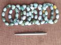 Jade Barrel beads bracelet,  ကျောက်စိမ်းဘုံပုတီးညှပ် လက်ပတ်၊. 