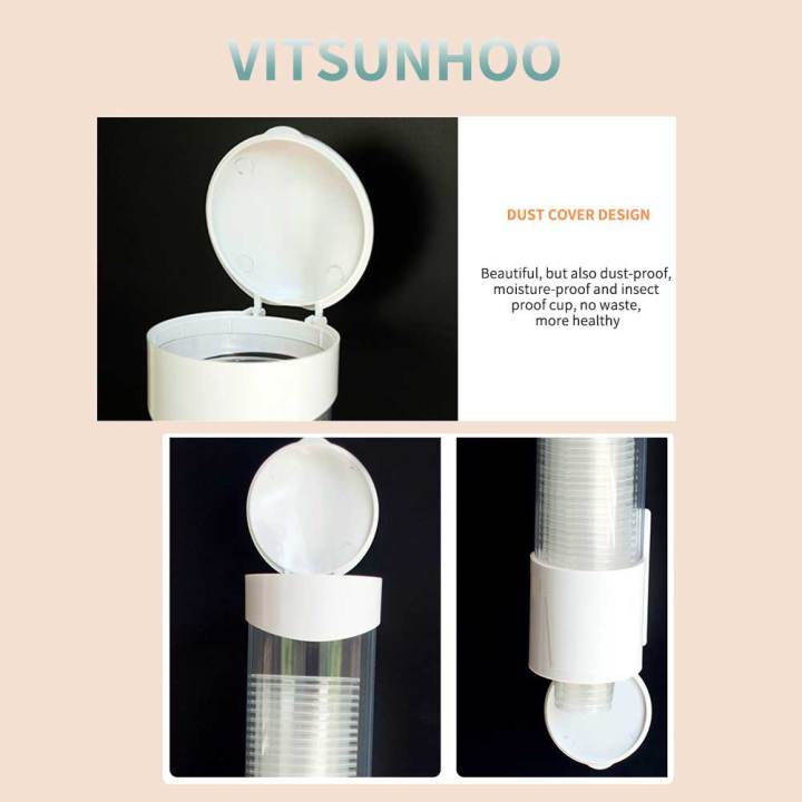 Household%20disposable%20cup%20holder%20punch-free%20wall-mounted%20cup%20rack%20-%20Image%202