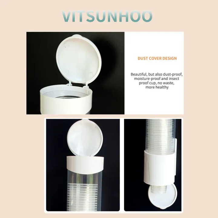 Household%20disposable%20cup%20holder%20punch-free%20wall-mounted%20cup%20rack%20-%20Image%202