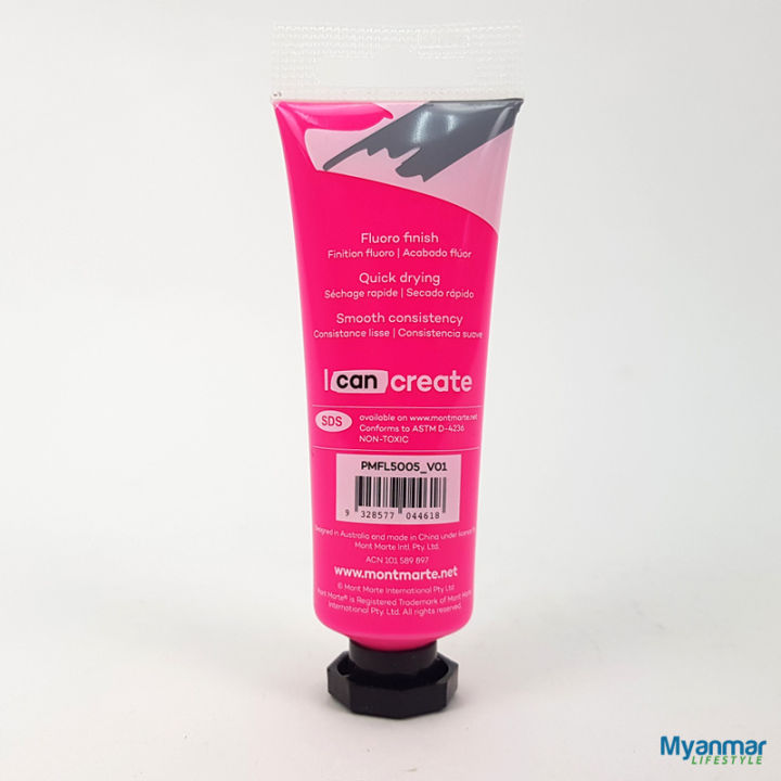 Magenta%20-%20Fluorescent%20Acrylic%20-%20%2050ml%20-%20Mont%20Marte%20-%20Image%204
