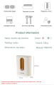 Disposable Cup Holder Water Dispenser Dustproof Cup Holder Wall Mount Double Tube Paper Cup Rack. 