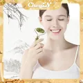 CkeyiN Natural Jade Face Roller, Double Head Facial Roller Massager Anti Aging and Anti-wrinkle Face Body Eyes Neck Massage Beauty Tool AM122LQ. 