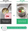 Kitchen Sink Strainer Mesh Bag，25 PCS Sink Strainer Bag, Disposable Sink Drain Filter Bags for all Sizes of Sink Strainers for Kitchen and Bathroom. 