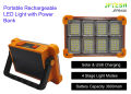 Portable Rechargeable LED Light with Power Bank(JFPB100). 