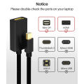 Mini DP to HDMI transfer cable 4K high-definition lightning Minidp to HDMI computer graphics card external converter. 