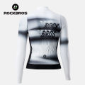(Preorder) Rockbros Women Cycling Jersey Comfortable Lightweight Breathable Elastic Anti-Slip Female Long Sleeve Cycling Jersey MTB Road Bike MTB အားကကစားအင်္ကျီ. 