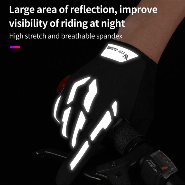 (Preorder)WEST%20BIKING%20Full%20Finger%20Cycling%20Gloves%20Touch%20Screen%20Men%20Women%20Outdoor%20Sports%20Reflective%20Gloves%20MTB%20Bike%20Breathable%20Gloves%20%E1%80%A1%E1%80%AC%E1%80%B8%E1%80%80%E1%80%85%E1%80%AC%E1%80%B8%E1%80%9C%E1%80%80%E1%80%BA%E1%80%A1%E1%80%AD%E1%80%90%E1%80%BA%20-%20Image%203