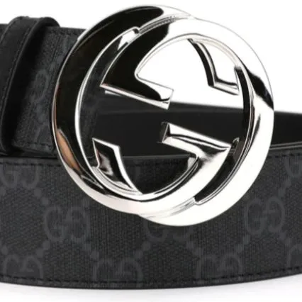 Coach%20Gucci%20GG%20Supreme%20Black%20Buckle%20Belt:%20Fusion%20of%20iconic%20stylish%20for%20refined%20sophistication,%20fashionable%20stylish%20-%20Image%202