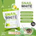 (Preorder) Snail White Plus Soap (Green Snail Soap) 80 grams. 