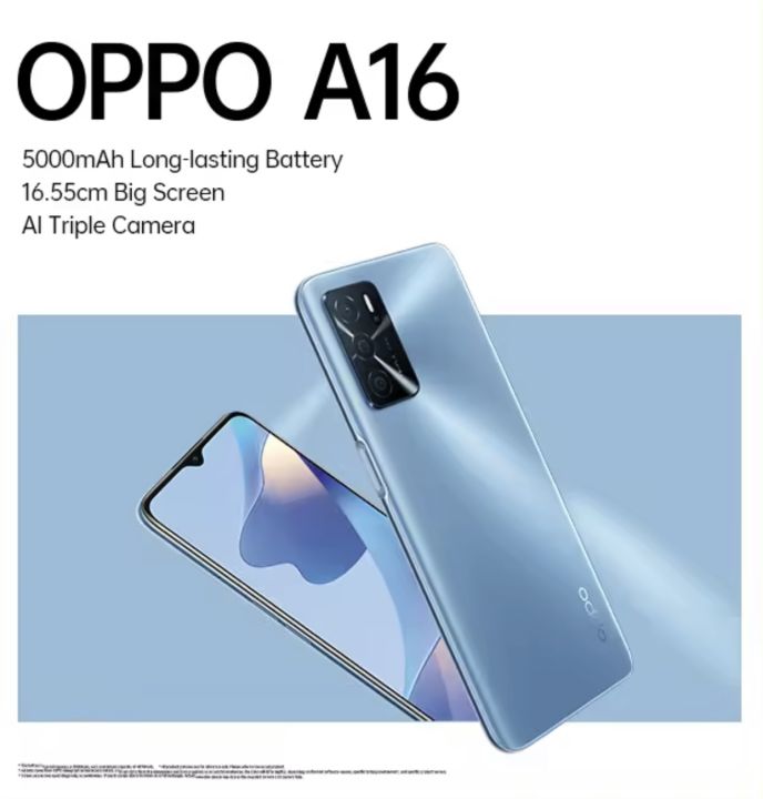 OPPO%20A16,%20Model%202023,%20New%20Packing;%20Ram4GB+%20Rom64GB;%20Side%20Fingerprint;%20Back%20Camera%2013MP+2MP+2MP;Front%20Camera%208MP;%20%20One%20Year%20Warranty%20-%20Image%202