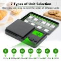 📏 အိတ်ဆောင်ချိန်တွယ်စက် High Precision Digital Kitchen Scale! 🥄  0.01/1000g Digital Pocket Scales, Portable Precision Gram Scales with 7 Units and Tare Function, Electronic Weighing Kitchen Scales with LCD Display. 