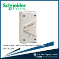 Schneider Isolator, Surface Mount Triple Pole Isolating Switch, IP66, 3Pole, Three Pole,80A, 440V, Wheatherproof. 