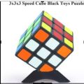 Shengshou 3x3x3 Puzzle Cube, Black. 