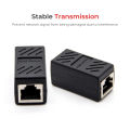 RJ45 8P8C Coupler Plug Adapter Network LAN Cable Extender Connector. 