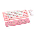 (Preorder) (Thai keyboard layout) MOFii BUNNY Compact Wireless Combo Set: A compact wireless keyboard and cute bunny mouse combo set.. 