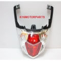 (Preorder)Tail light set  WAVE 100-X / WAVE 125-X (red and clear) With terminal and bulb. 