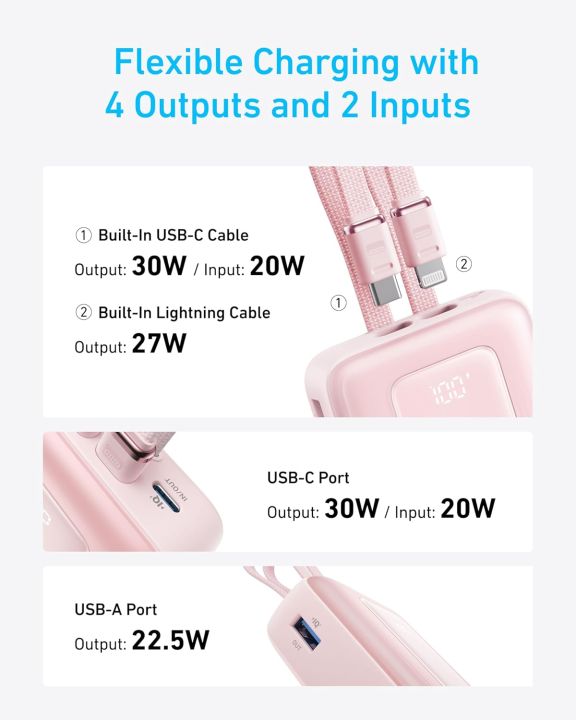 Anker%20Zolo%2010000mAh%2030w%20max%20%20C%20+%20L%20built-in%20cable%20MFI%20-%20Image%206