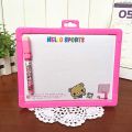 Korean Teddy Bear drawing erasable white board double-sided. 