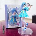 iBis_ 22cm Anime Re:Zero Action Figure Rem Chinese Outfit and Fan Computer Case Ornament. 