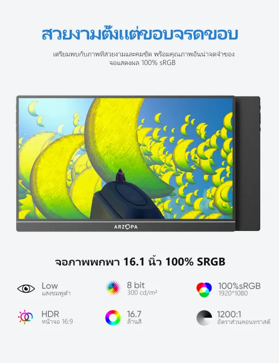 (Preorder)%20Arzopa%20Z1C%20-%2016.1"%20100%25%20sRGB%20Kickstand%20Portable%20Monitor,%201080P%20FHD%20with%20USB%20C%20HDMI%20Monitor%20Extension%20Screen%20for%20PC,%20Mac,%20Laptop,%20Switch,%20Xbox,%20PS%20-%20Image%205